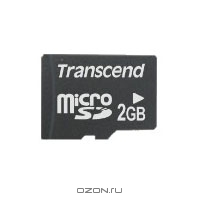 Transcend microSD Card 2GB. Transcend