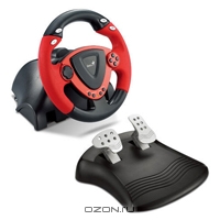 Genius TwinWheel FF с педалями, для PC/PlayStation2