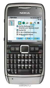 Nokia E71, Grey Steel Navi