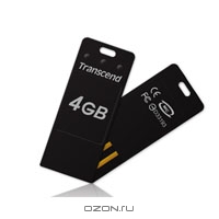 Transcend JetFlash T3 USB 2.0 4GB, black. Transcend