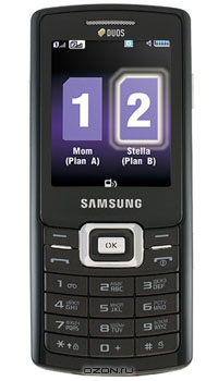 Samsung GT-C5212 DUOS, black. Samsung
