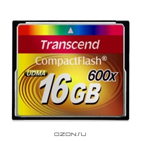 Transcend Compact Flash Card 16GB 600x (TS16GCF600). Transcend
