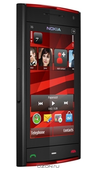 Nokia X6 32GB, Black Red