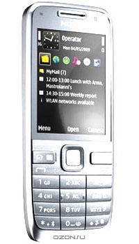 Nokia E52 NAVI, White Aluminum