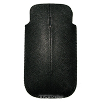 Футляр-сумка N97, кожа, черная