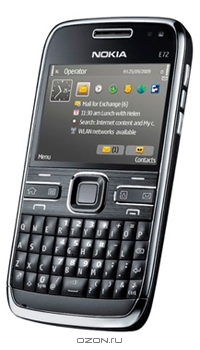 Nokia E72 Navi, Zodium Black