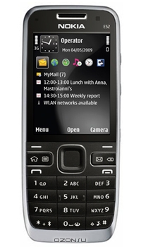Nokia E52 NAVI, Black Aluminum