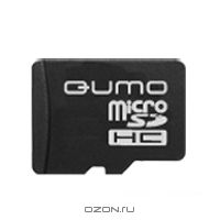 QUMO microSDHC Card 8GB, Class 6
