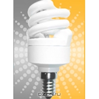 Энергосберегающая лампа ЭРА F-SP-7-827-E14 (12/48) теплый свет