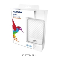 ADATA Superior SH02, 320GB, USB, White