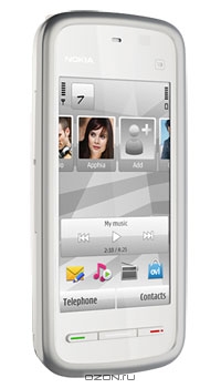 Nokia 5228, White Silver