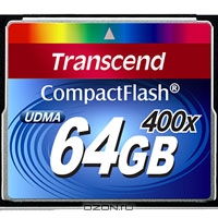 Transcend Compact Flash 400X 64GB. Transcend