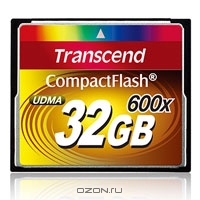 Transcend Compact Flash 600X 32GB. Transcend