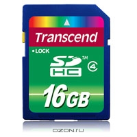 Transcend SDHC Class 4 16GB. Transcend