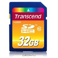 Transcend SDHC Class 10 32GB. Transcend
