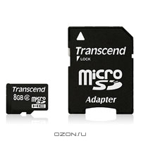 Transcend MicroSDHC class 2 8GB