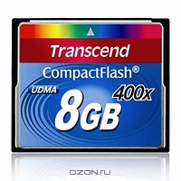 Transcend Compact Flash 400X 8GB. Transcend