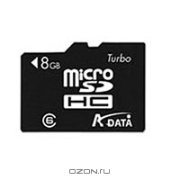 ADATA microSD 8GB, Class 6. ADATA Technology Co., Ltd