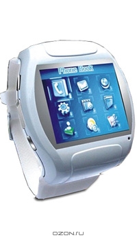 Наручные часы-сотовый телефон Watchtech V3, White. Watchtech