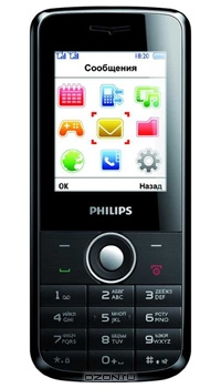Philips Xenium X116, Black. Philips