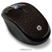 HP Wireless Optical Mobile Mouse, Black Cherry (WX407AA)