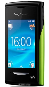 Sony Ericsson W150i Yendo, Green Black. Sony Ericsson