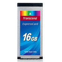 Transcend ExpressCard 34-Pin SSD 16GB (TS16GSSD34E-M). Transcend