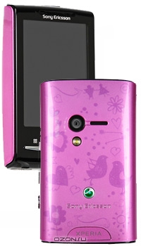 Sony Ericsson Xperia X10 Mini (E10), Doodles Black. Sony Ericsson