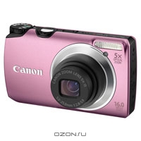 Canon PowerShot A3300 IS, Pink. Canon