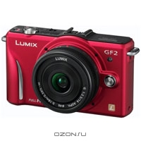 Panasonic Lumix DMC-GF2C Kit 14/F2.5, Red