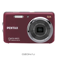 Pentax Optio M90, Wine Red. Pentax