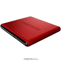 Samsung DVD-RW Slim ext. USB2.0, Red (SE-S084D/TSRS). Samsung