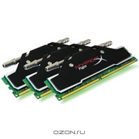 Kingston DDR3 6144 MB 2000MHz, 3x2GB, XMP H2O Series HyperX, KHX2000C9AD3W1K3/6GX. Kingston Technology