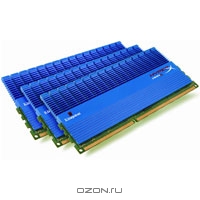 Kingston DDR3 6144 MB 1600MHz, 3xGB, XMP T1 Series HyperX, KHX1600C9D3T1K3/6GX. Kingston Technology