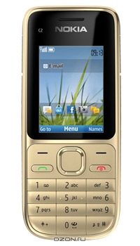 Nokia C2-01, Warm Silver. Nokia