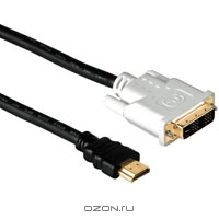 Hama кабель HDMI - DVI-D Single Link M-M, 2m