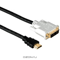 Hama кабель HDMI - DVI-D Single Link M-M, 5m