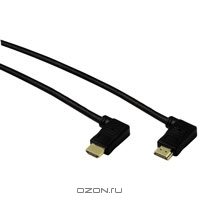 Hama кабель HDMI 1.3 M-M, угловые штекеры, 1,5m