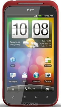 HTC Incredible S, Red