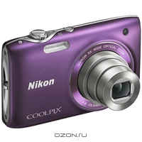 Nikon Coolpix S3100, Purple. Nikon
