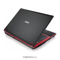 MSI Megabook GX740-273, Black-Red. MSI