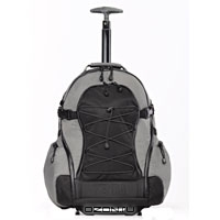 Tenba Shootout Rolling Medium Backpack, Silver/Black