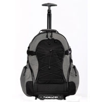 Tenba Shootout Rolling Large Backpack, Silver/Black