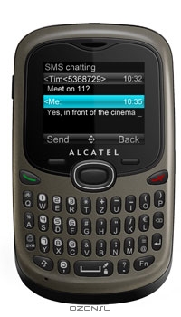 Alcatel OT-255D, Titanium Grey. Alcatel