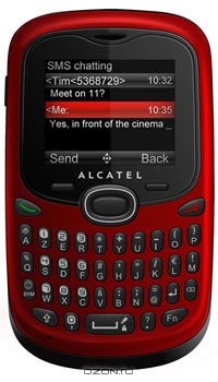 Alcatel OT-255D, Cherry Red. Alcatel
