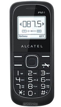Alcatel OT-113, Black. Alcatel