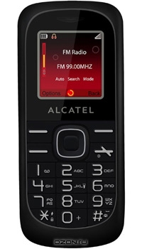 Alcatel OT-213, Black. Alcatel