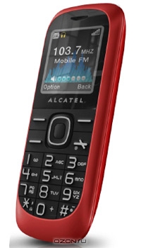 Alcatel OT-213, Deep Red. Alcatel