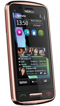 Nokia C6-01, Bronze Brown