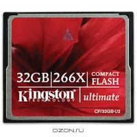 Kingston Compact Flash 32GB Ultimate 266x. Kingston Technology